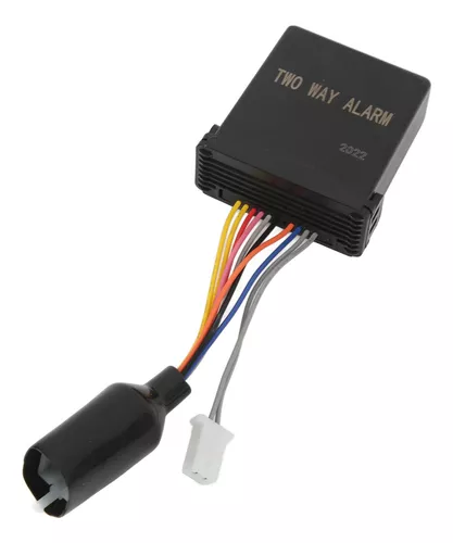  Sistema de alarma de motocicleta antirrobo, sistema de alarma  de motocicleta de 12 V, arranque remoto para moto scooter con controlador  remoto altavoz : Automotriz