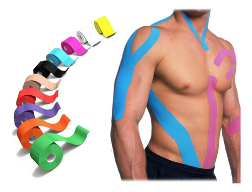 Vendas Cinta Terapeutica Kinesio Tape Deportiva Mvdsport