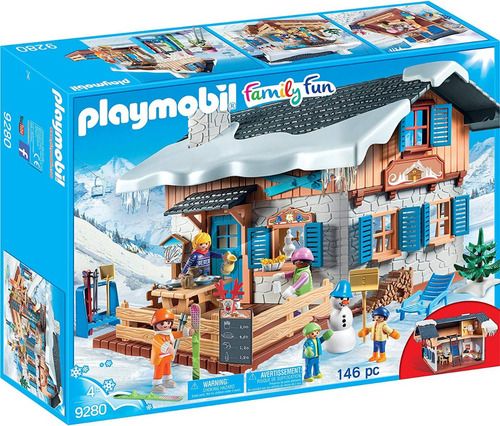 Playmobil 9280 Family Fun Cabaña De Esqui Bunnytoys