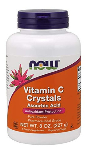 Cristales De Vitamina C, 100 % Ácido Ascórbico, Polvo Puro,