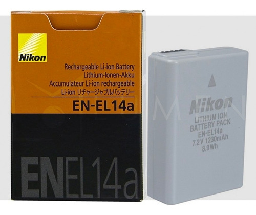 Nikon En-EL 14a en caja D5100 D5200 D3100 D3200 D5500