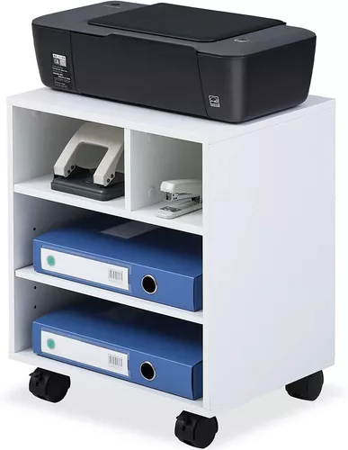 Mueble para Impresora con Ruedas, Mesa para impresora multifuncional