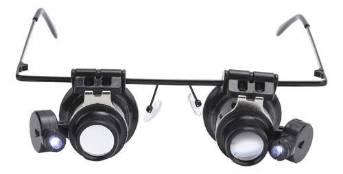 Lupa Tipo De Gafas Duallens Con 2 Luces Led Para