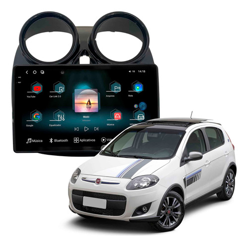 Multimídia Fóton G3 Palio Essence 2012 A 2016 12+256gb 2k 9p