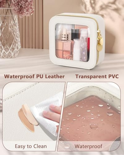 Bolsa De Maquillaje Transparente Y Portátil Para Viajes