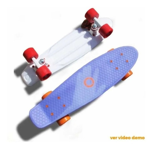 Skate Patineta Penny Vinyl Cambia Color Sol Longboard Mini 