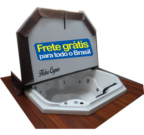 Capa/tampa Térmica Para Spa Jacuzzi Frete Grátis Todo Brasil