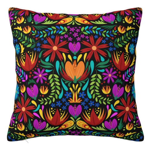 Fundas De Almohada Mexicanas Coloridas Para Decoración De Ci