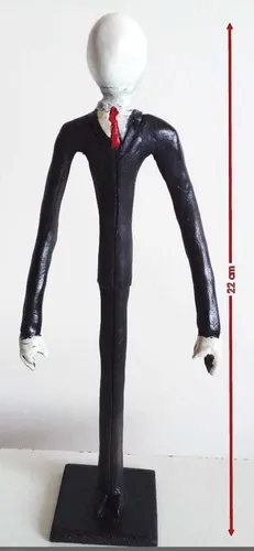 Slenderman Maqueta Decoración Creepypasta Adorno Muñeco