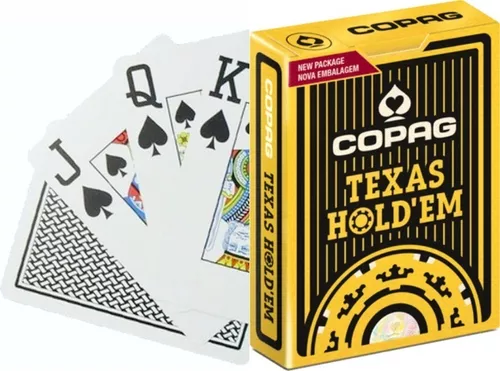 24 Jogo De Baralho Copag 1001 Duplo Plástico Com 110 Cartas