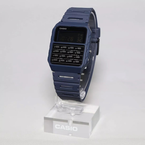 Reloj Casio Unisex Calculadora Ca-53wf Azul Resina