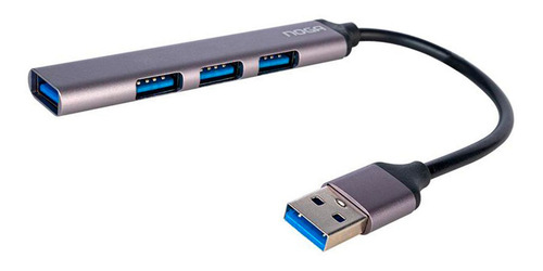 Hub Usb 4 Puertos Usb 2.0 Luz Led Pc Notebook Noga Ngh-50