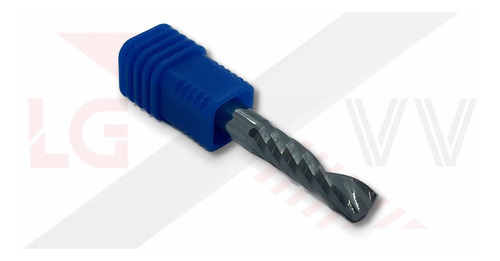 Fresa Metal Duro 6mm X 22mm 1 Corte Topo P/ Pvc Mdf Acm