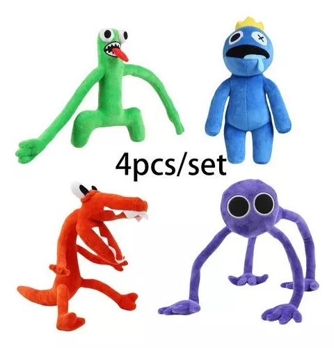 Juguetes De Peluche Kawaii Blue Monster Soft Para Niños, 4 P