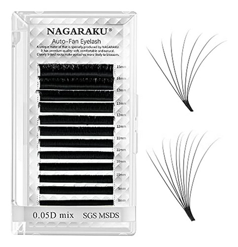 Pestañas Postizas - Nagaraku Easy Fan Eyelash Extensions Vol