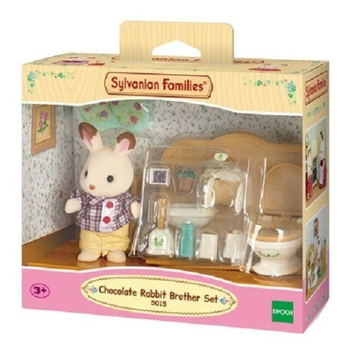 Sylvanian Families - Hermano Conejo Con Baño - 5015sy