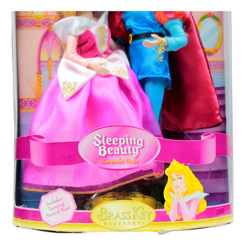 Disney Princess Porcelain Keepsake Dancing Aurora & Prince