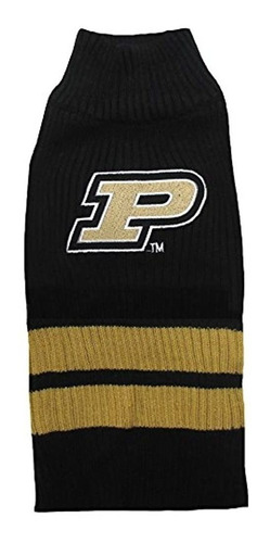 Deportivo K9 Purdue Boilermakers Mascota Sueter L Negro