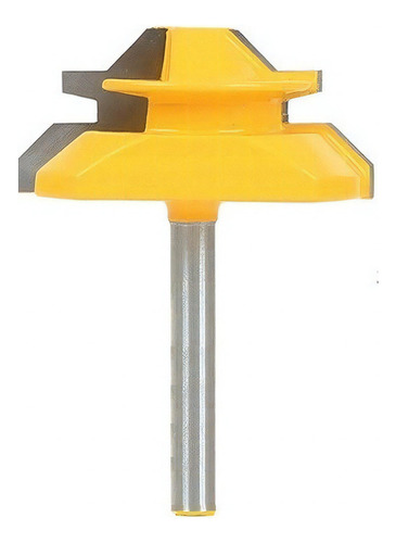 Cortador macho y hembra, varilla de ajuste de 45°, 1/4 de bloqueo, inglete, MDF, 20 mm