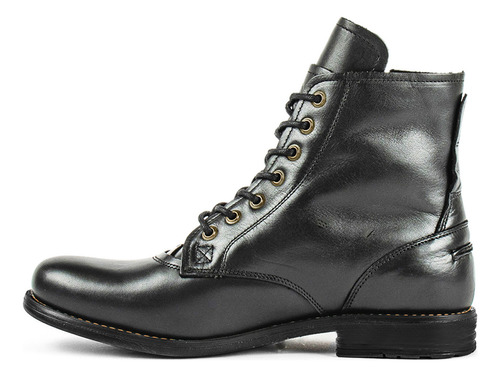 Botas De Cuero Para Hombre Con Cremallera Lateral 2024