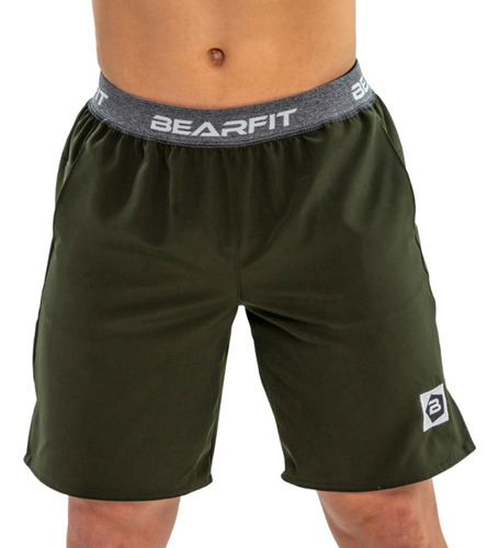 Bermuda Bearfit Sport Short Verde Crossfit Wombo