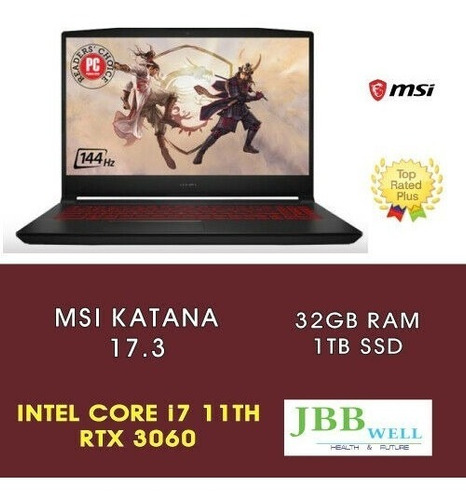 Msi Katana Gf76 17.3  Intel Core I7 De 11.a Generación, 32gb