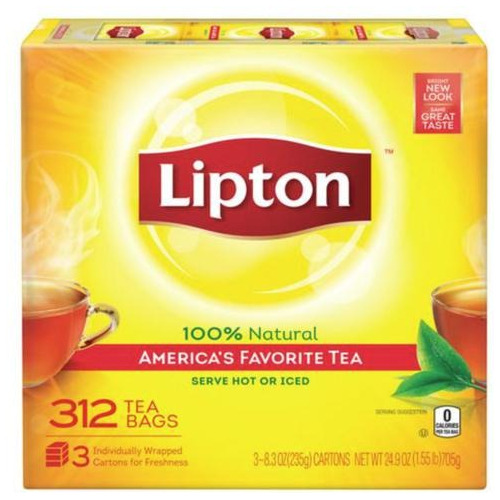 Lipton Té Negro 312 U 750 G