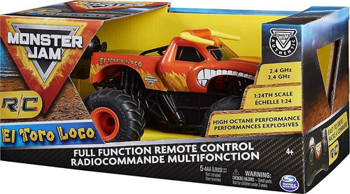 Imagen 5 de 8 de Monster Jam Auto Rc Monster Toro Loco 1.24 - Playking