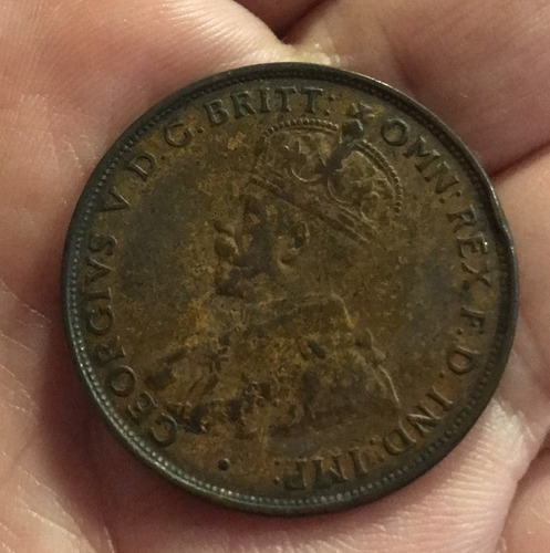 Australia 1 Penny 1927 Cobre  Exc