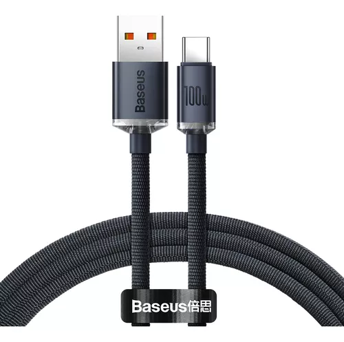 Cable Usb-a A Usb-c 100w Carga Rapida 1.2 Mts Baseus Crystal