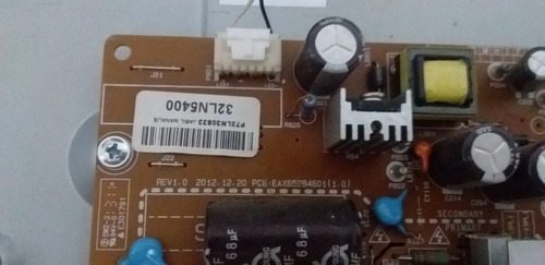 Placa Fonte Tv Lg 32ln570b - Cod Eax65284601(1.0) - Testada