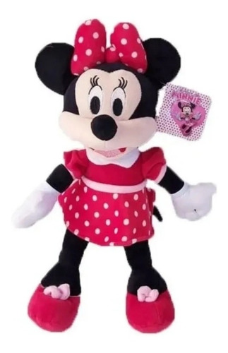 Minnie Mouse De Peluche Rosa Y Roja 50 Cm