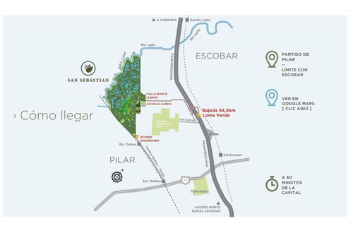 Imagen 5 de 10 de Venta Excelente Lote En San Sebastian Área 8, Pilar , Oportunidad!!