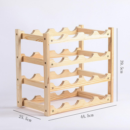 Estante Para Vino,, Organizador De Portavasos Para 4 Capas