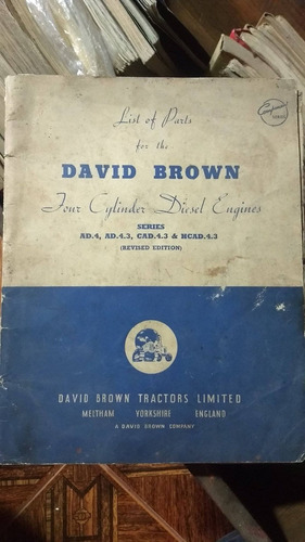 Folleto Revista Catalogo David Brown Tractor 4