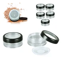 Comprar Kit 5 Estojos Vazio Para Pó Compacto Fácil Tampa Transp.