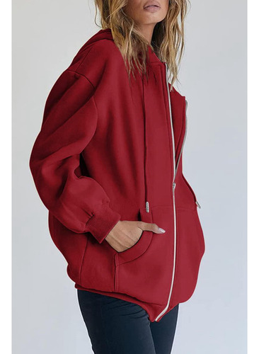 Sudadera Con Capucha Y2k Para Mujer, Manga Larga,gran Tamaño