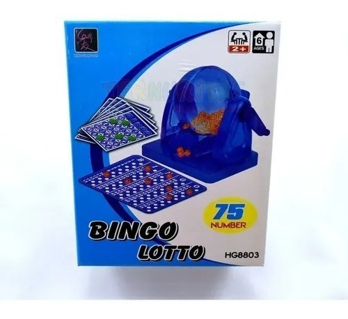 Juego De Mesa Bingo Balotera 75 Números Ref. 8230