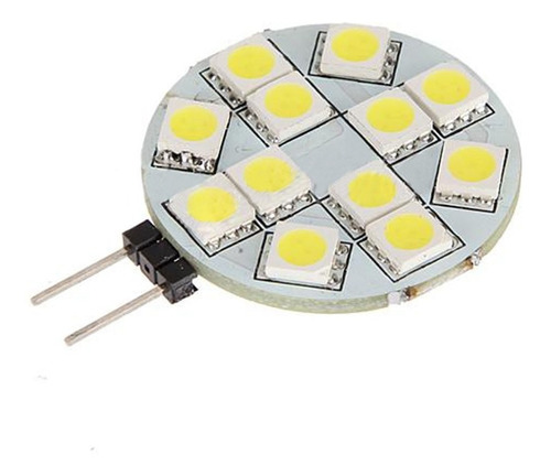 Pack De 2 Lámparas G4 Con 12 Leds Smd 5050 Blanco Frio