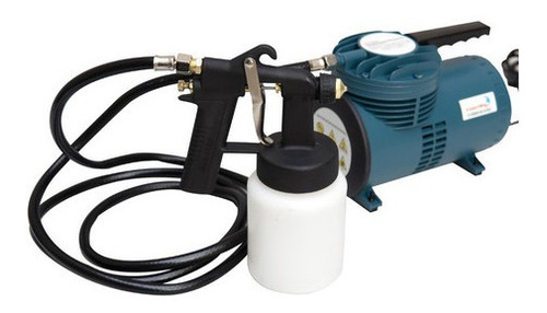 Compressor De Ar Direto 1/4hp 190w 50psi Kit Pistola Pintura