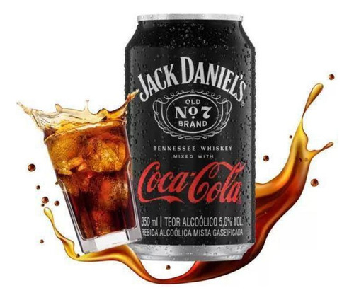 Jack Daniel's Whisky De Tennessee 330ml - 6 Latas