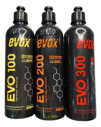 Kit Polidores Evox Evo100 Evo200 Evo300 Polimento Automotivo