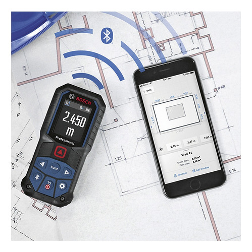 Trena Medidor Distancia Bosch Glm 50-27c Red Bluetooth 50m