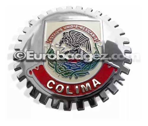 Combo  De Emblema De Mexico Colima  Y Vortec Max