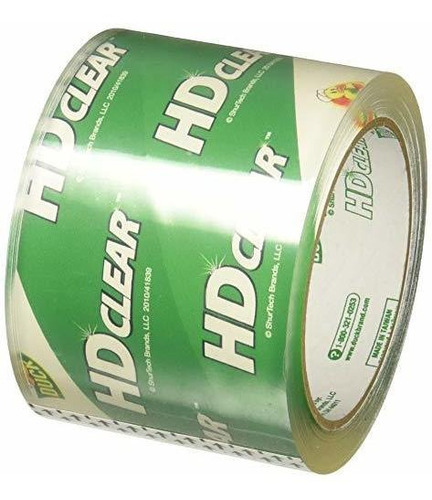 Duck Brand Hd Despejan Alto Rendimiento Cinta De Embalaje, D