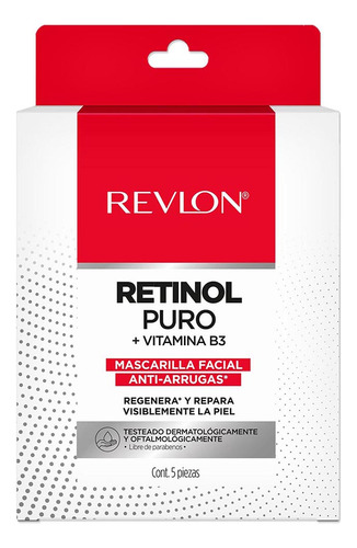 Mascarilla Facial Revlon Con Retinol Puro