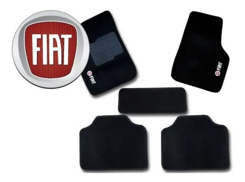 Jogo Tapetes Ecotap Soft Carpete Fiat Universal 5 Pcs