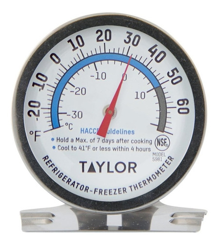 Termómetro Para Refrigeración Taylor 5981n (2 Piezas)