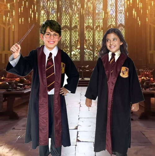 Túnica De Mago Para Cosplay No Incluye Lentes Ni Varita