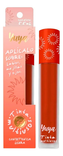 Yuya Tinta Multiusos Labios Mejillas Y Ojos Tono Soledad 1pz Soledad